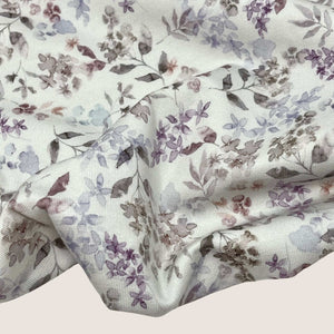 Cotton Jersey Fabric - Lilac Meadow