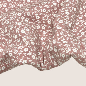 Cotton Jersey Fabric - Millefleur Old Pink
