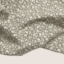 Load image into Gallery viewer, Cotton Jersey Fabric - Millefleur Taupe
