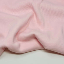 Load image into Gallery viewer, Fine Rib Knit Jersey Fabric - Baby Pink
