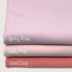 Cotton Jersey Fabric - Baby Pink