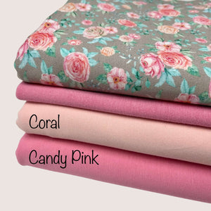 Solid Jersey Fabric - Candy Pink