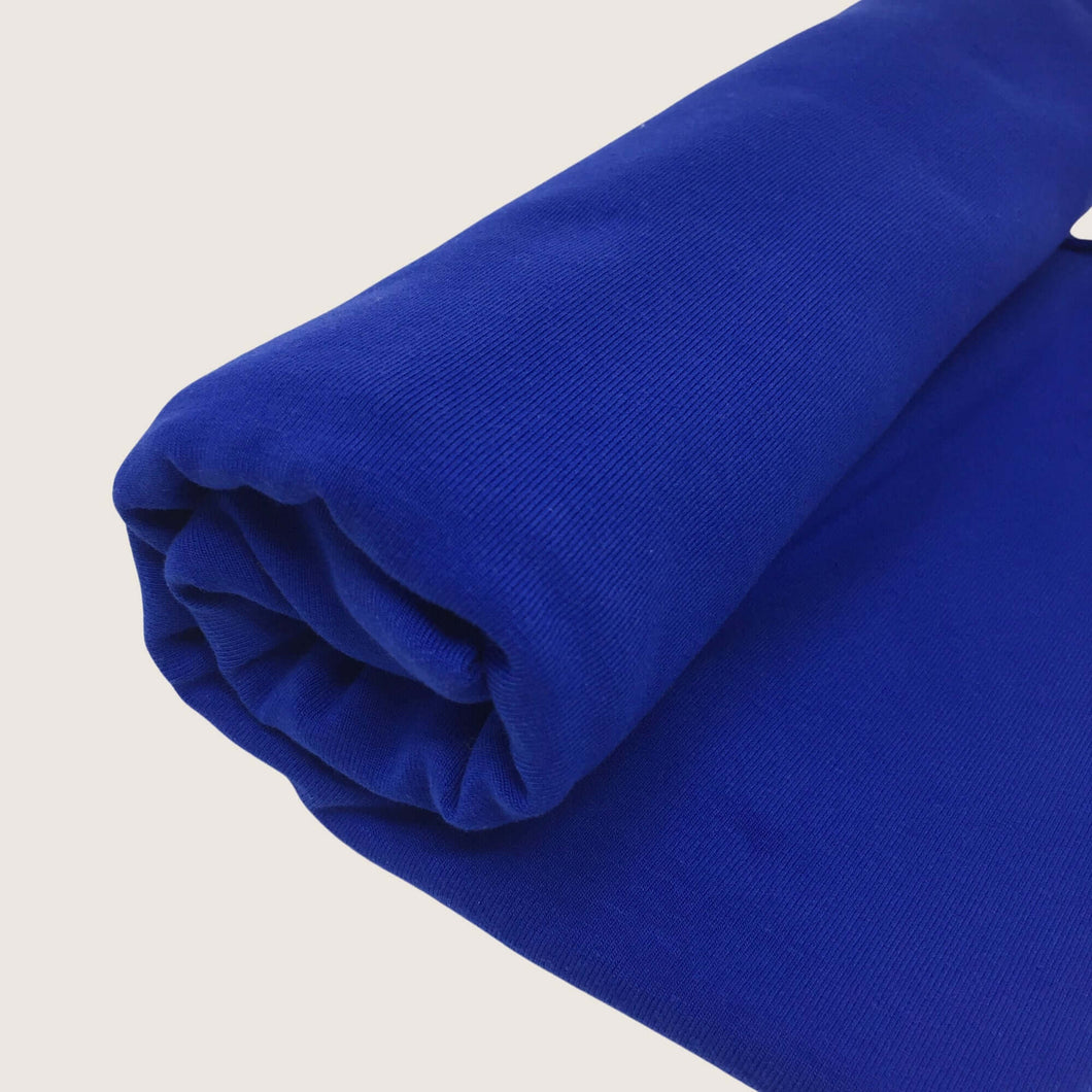 Solid Cotton Jersey Fabric - Royal Blue