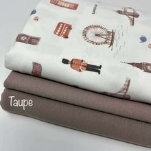 Load image into Gallery viewer, Solid Cotton Jersey Fabric - Taupe
