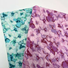 Load image into Gallery viewer, hydrangea muslin fabric hydrangea double gauze fabric uk petals
