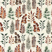 Load image into Gallery viewer, Cotton Jersey Fabric - Autumn Leaves
