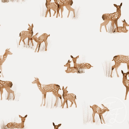 family fabrics fawn deer jersey fabric uk