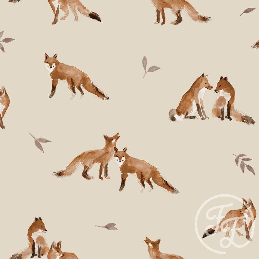 Fox jersey top fabric